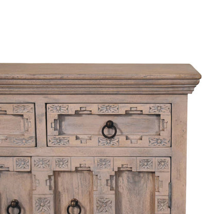 Bodie Wash Lattice 2 Drawer Sideboard