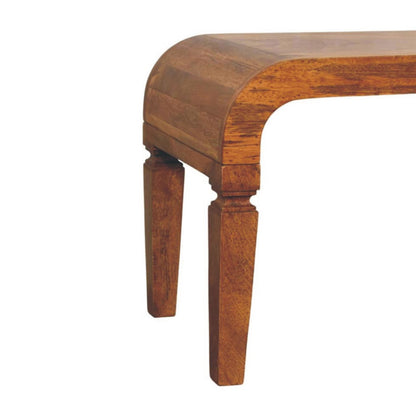 Boston Amber Oak Round Leg Coffee Table