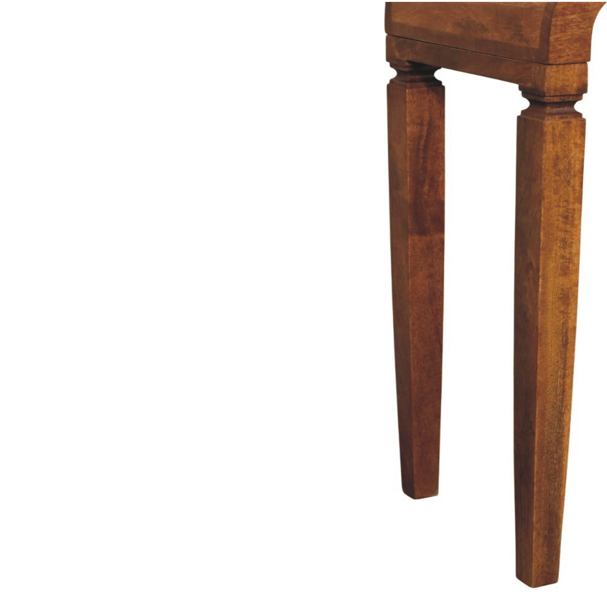 Boston Amber Oak Curved Console Table
