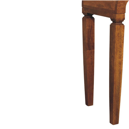 Boston Amber Oak Curved Console Table