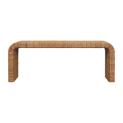 Malibu Rattan Weave Bench