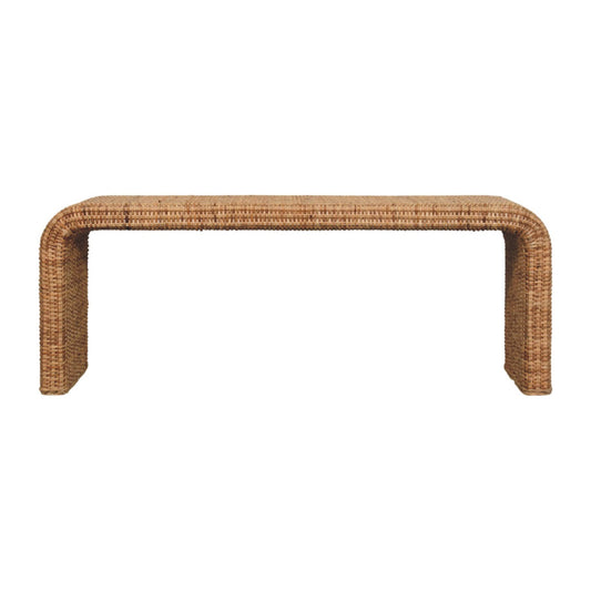 Malibu Rattan Weave Bench