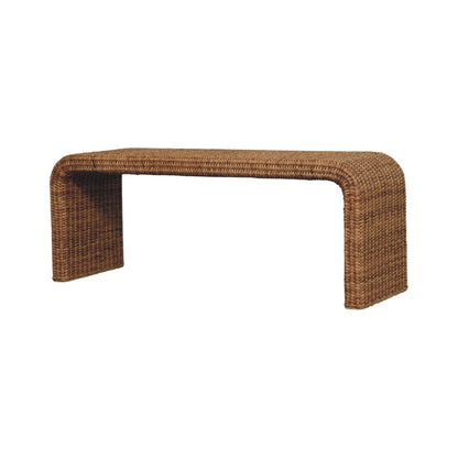 Malibu Rattan Weave Bench