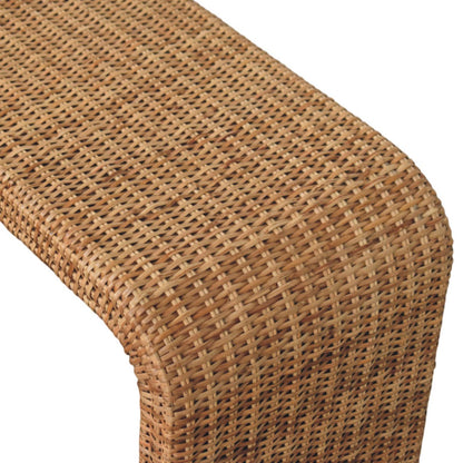 Malibu Rattan Weave Bench