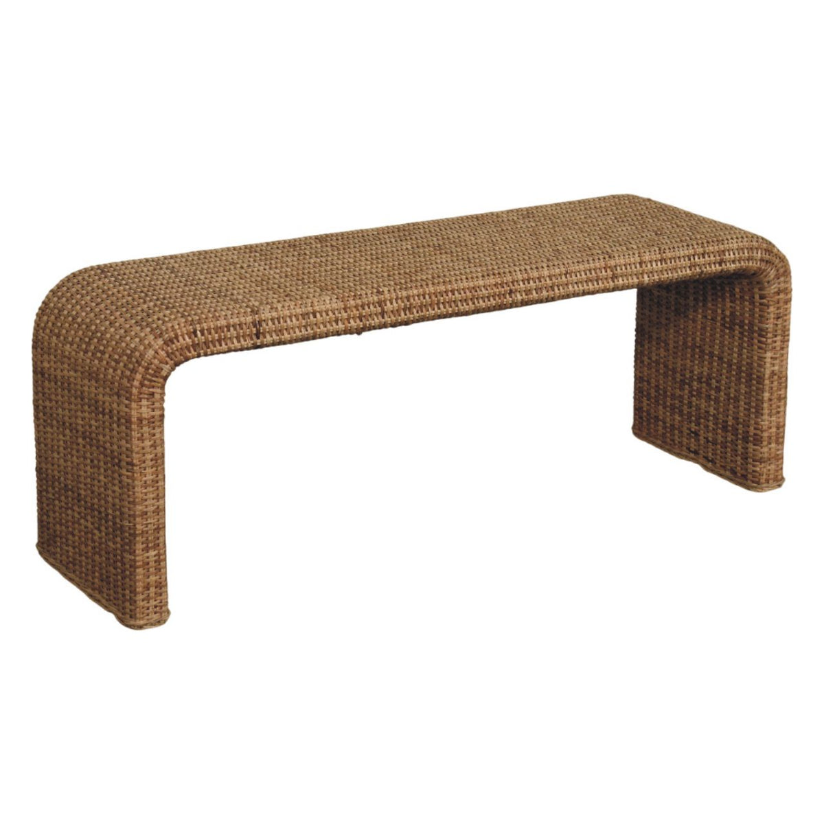 Malibu Rattan Weave Bench