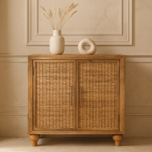 Malibu Rattan 2 Door Cabinet