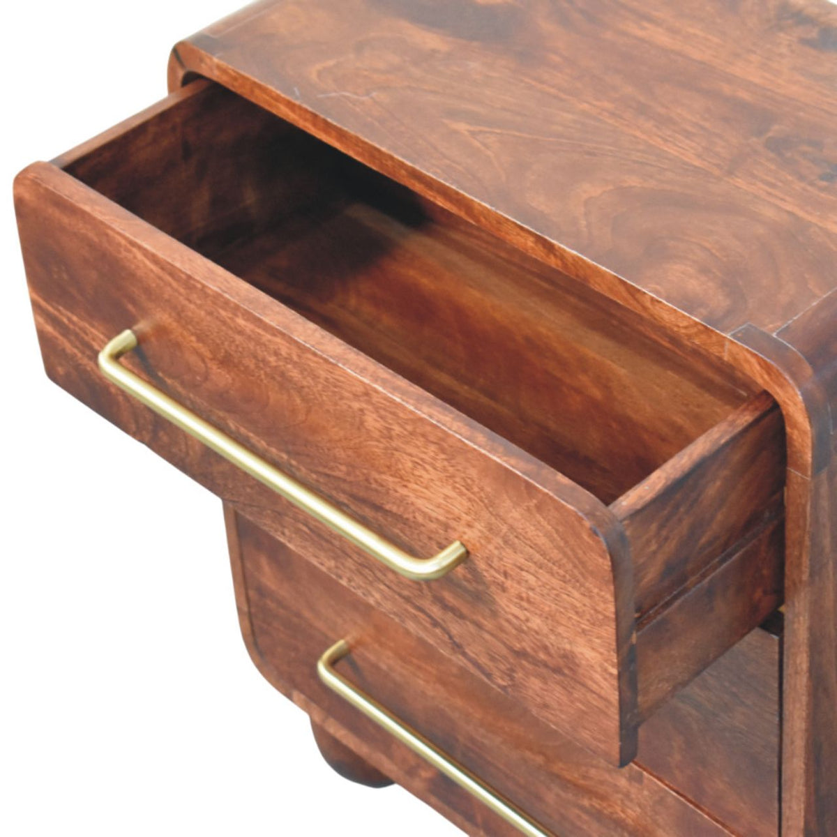 Winewood Oak 3 Drawer Chest of Drawers