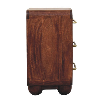 Winewood Oak 3 Drawer Chest of Drawers