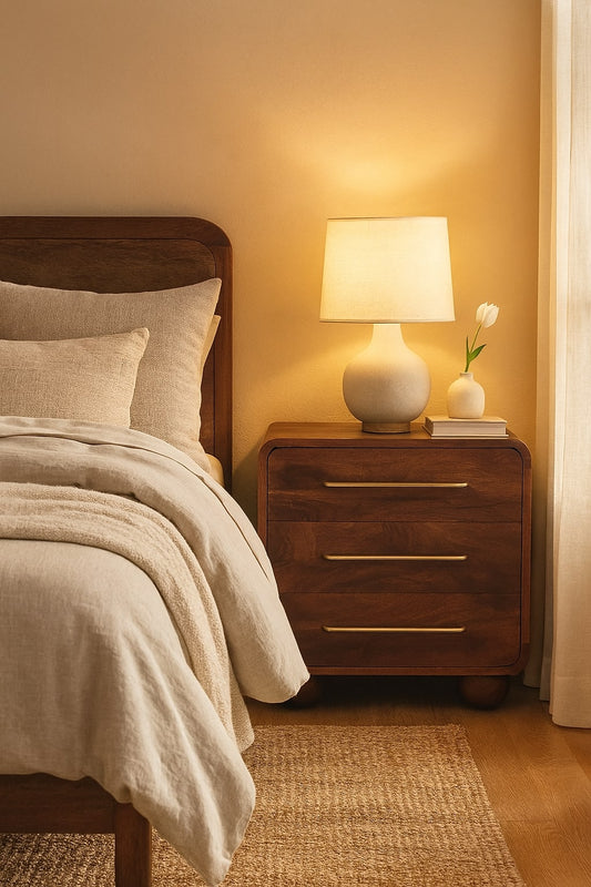 Winewood Oak 3 Drawer Chest of Drawers