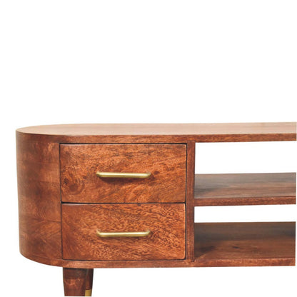 Bellevue Winewood Oak 2-Drawer TV Console