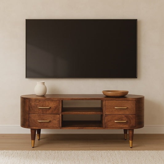 Bellevue Winewood Oak 2-Drawer TV Console