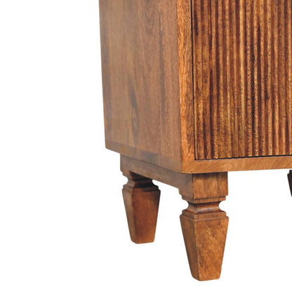 Highland Louvre Oak 2 Drawer Nightstand