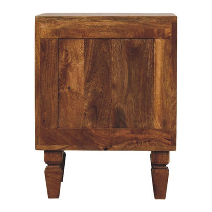 Highland Louvre Oak 2 Drawer Nightstand