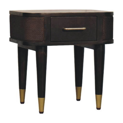 Bellevue Mocha Rattan 1 Drawer Nightstand