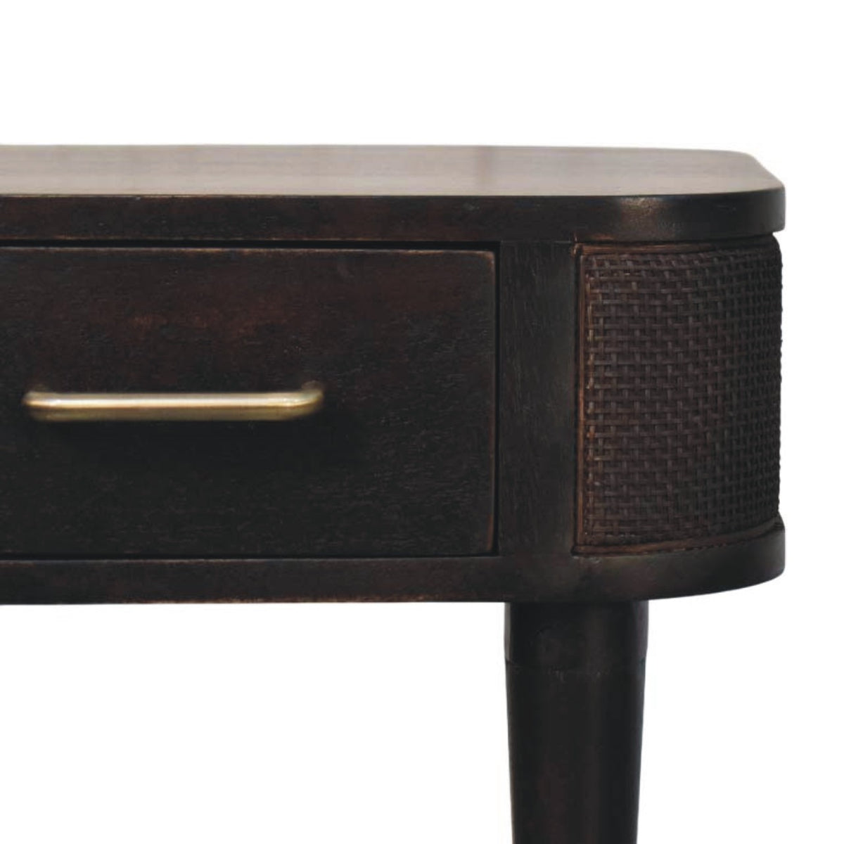 Bellevue Mocha Rattan 1 Drawer Nightstand