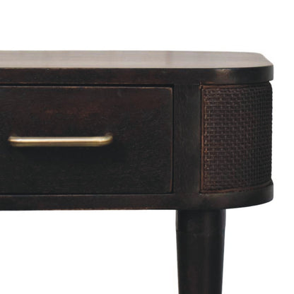 Bellevue Mocha Rattan 1 Drawer Nightstand