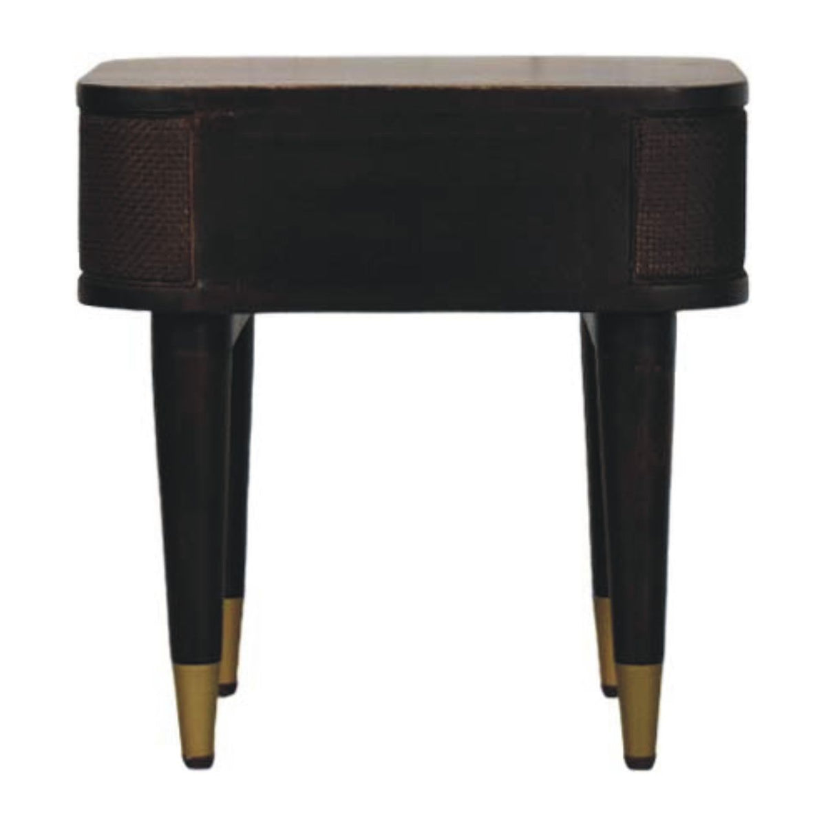 Bellevue Mocha Rattan 1 Drawer Nightstand