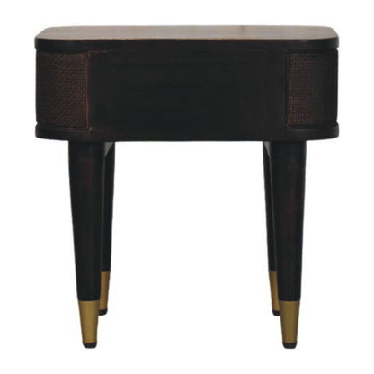 Bellevue Mocha Rattan 1 Drawer Nightstand