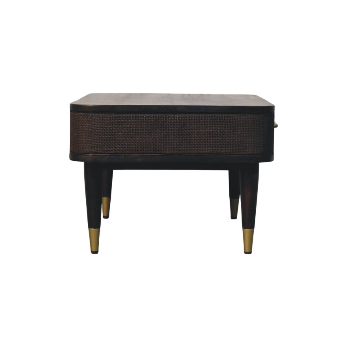 Bellevue Mocha Rattan 2 Drawer Coffee Table