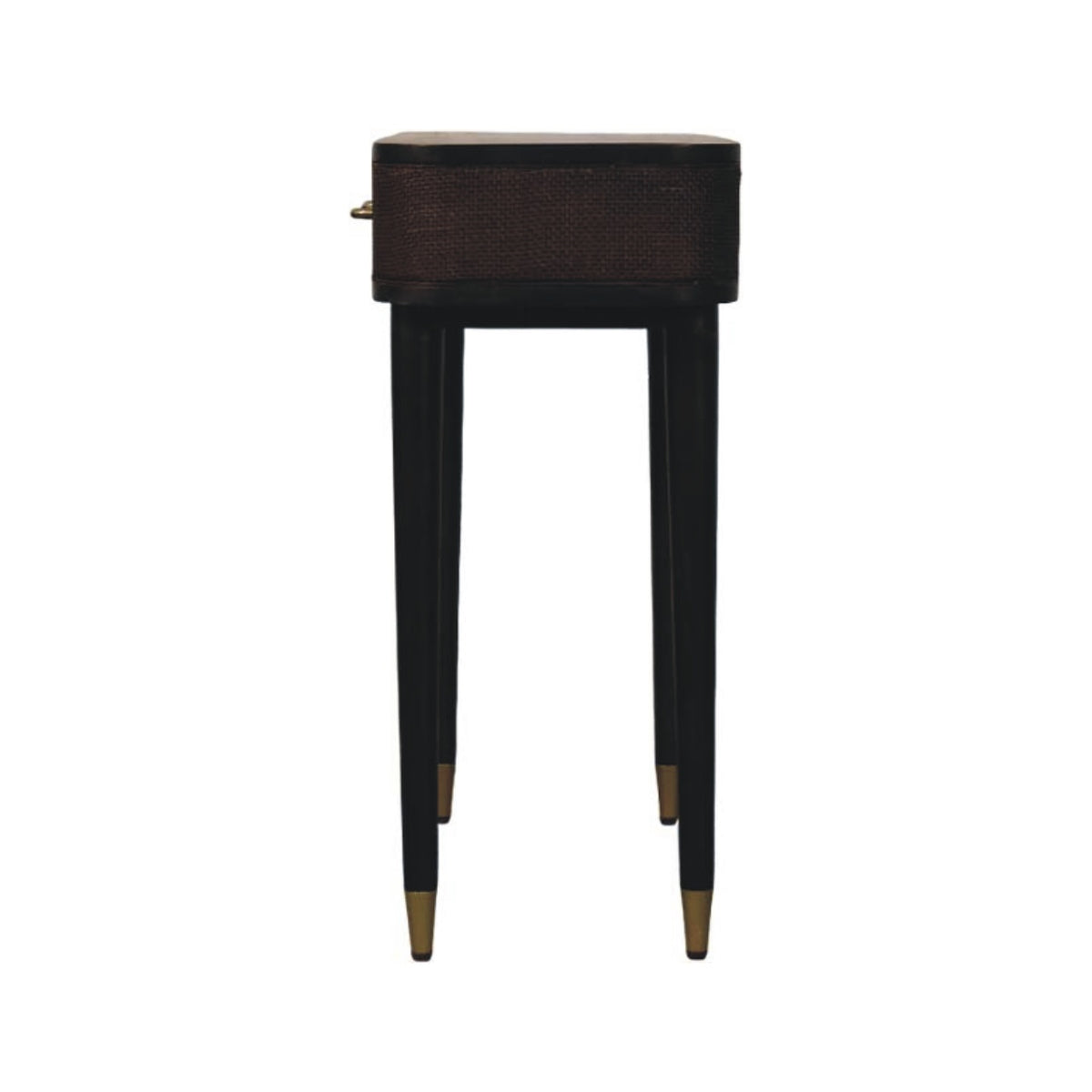 Bellevue Mocha Rattan 2 Drawer Console Table