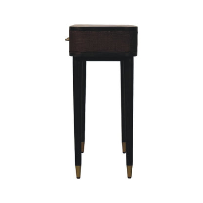 Bellevue Mocha Rattan 2 Drawer Console Table