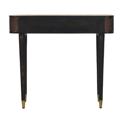 Bellevue Mocha Rattan 2 Drawer Console Table