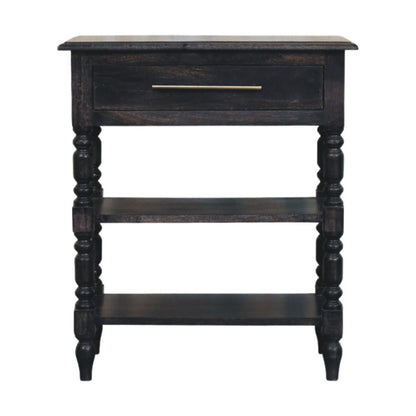 Lexington Carbon Ash 1 Drawer Spindle Table