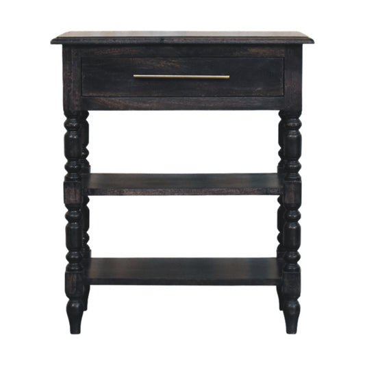 Lexington Carbon Ash 1 Drawer Spindle Table