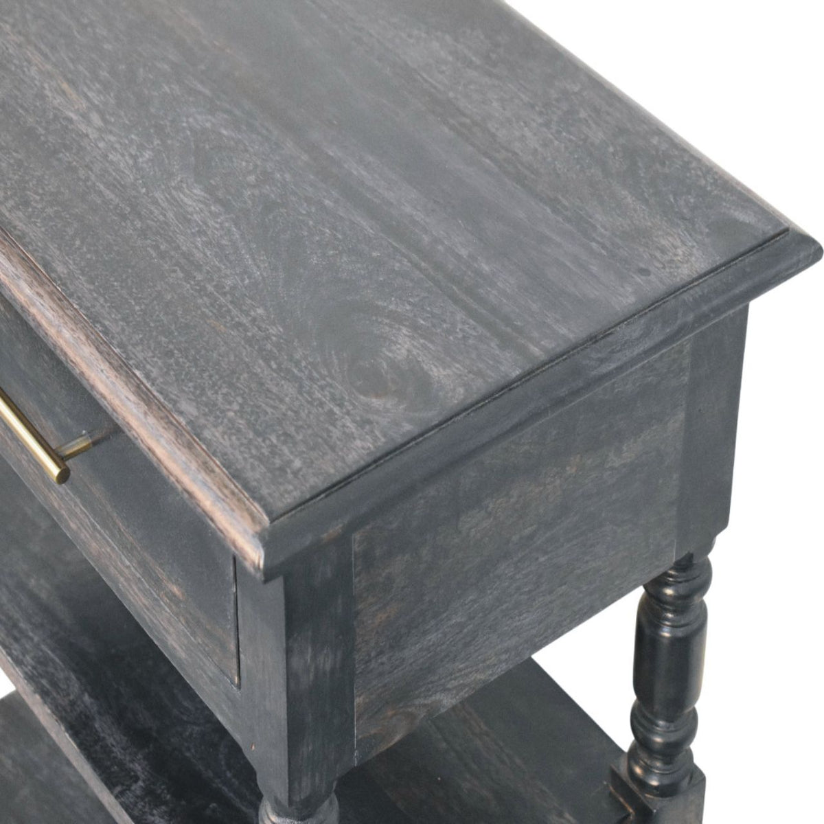 Lexington Carbon Ash 1 Drawer Spindle Table
