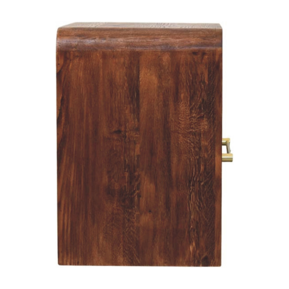 Melrose Smoked Oak 1 Drawer Open Nightstand