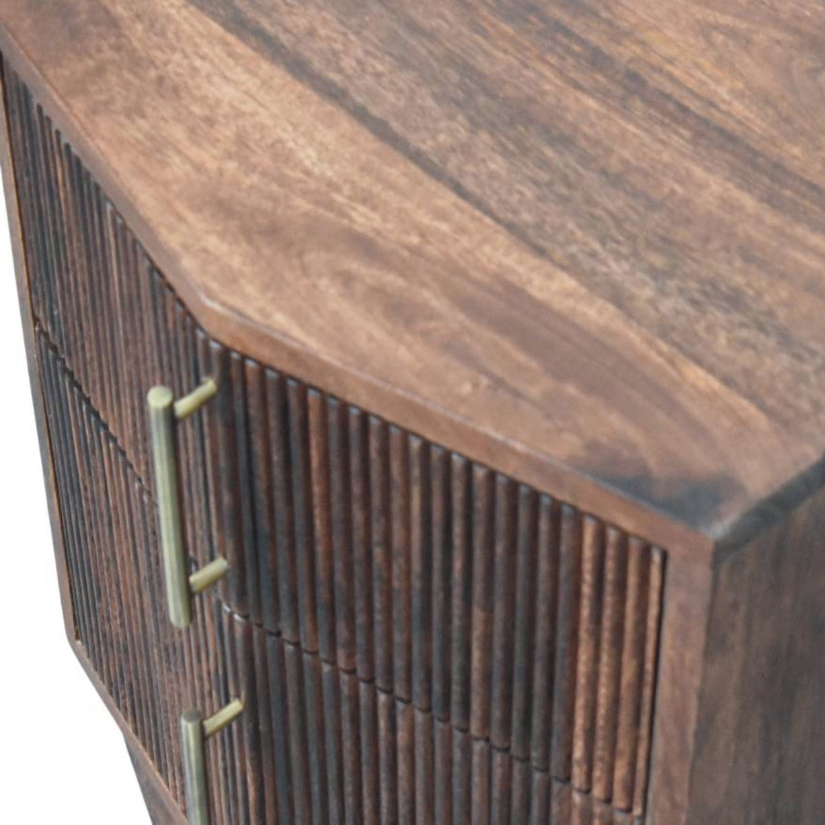 Highland Amber Oak 2-Drawer Nightstand