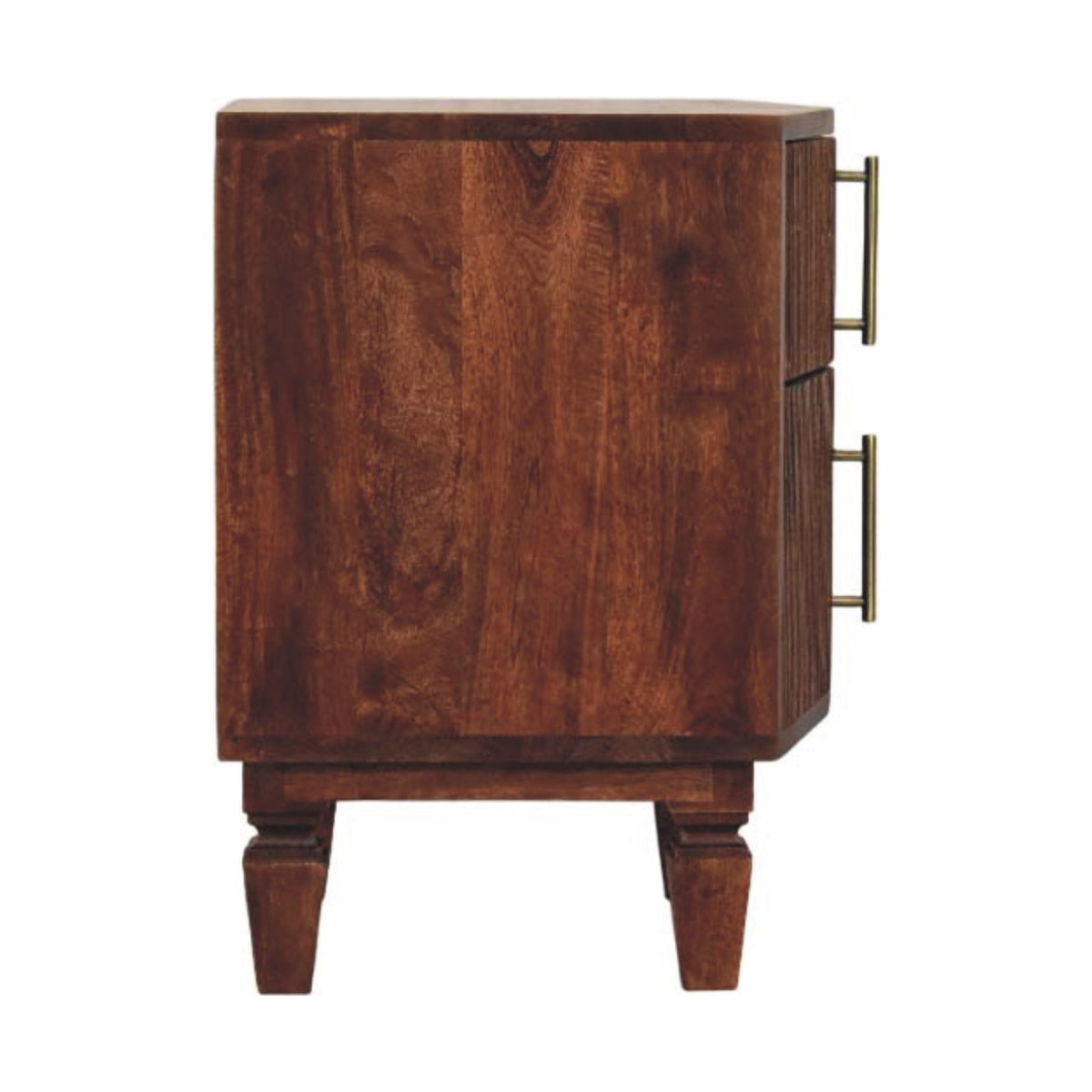 Highland Amber Oak 2-Drawer Nightstand