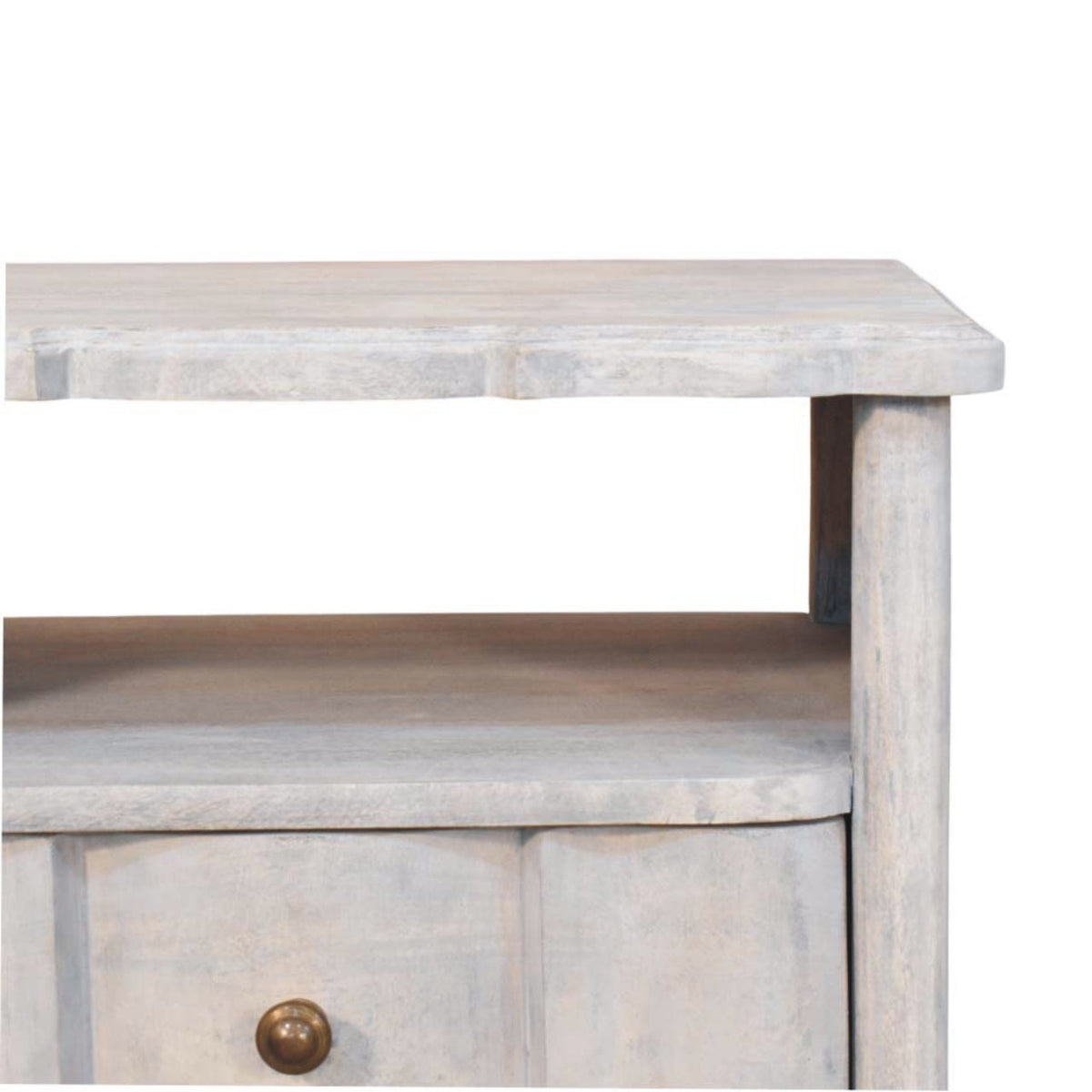 Bodie Wash 2 Drawer Bedside Nightstand