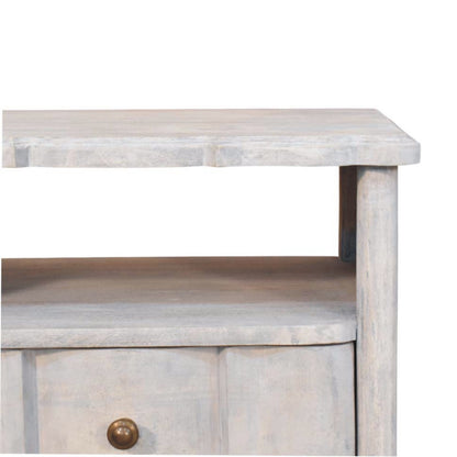 Bodie Wash 2 Drawer Bedside Nightstand