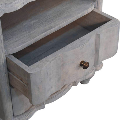 Bodie Wash 2 Drawer Bedside Nightstand