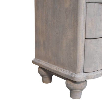Bodie Wash 2 Drawer Bedside Nightstand