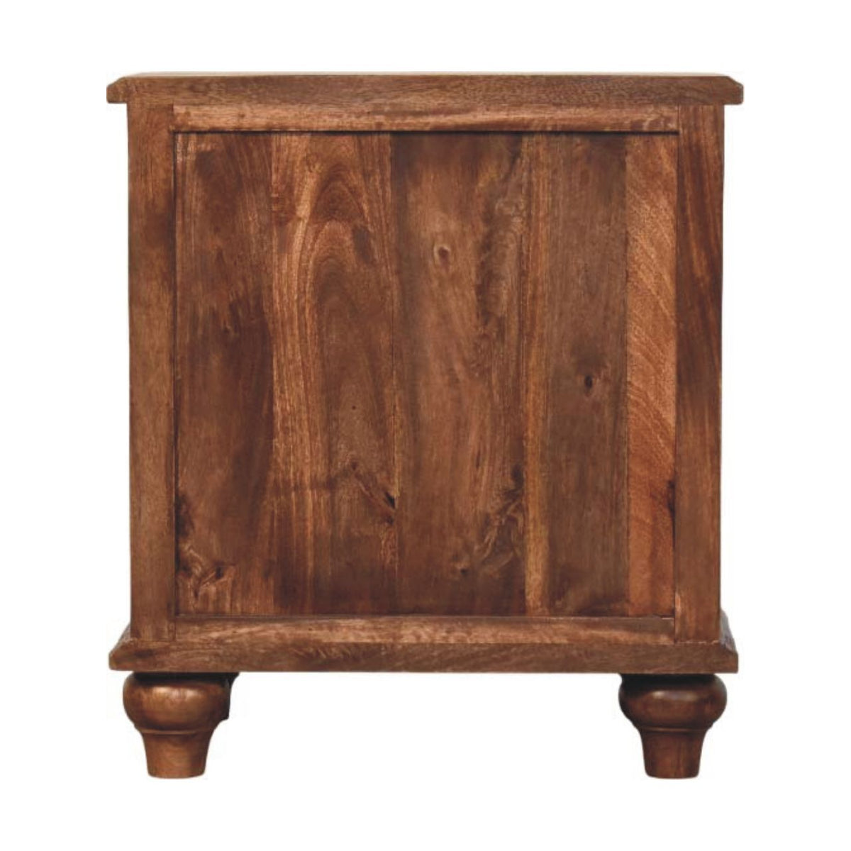 Stinson Almond Solid 3 Drawer Nightstand