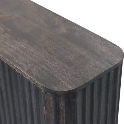 Highland Carbon Ash 3 Drawer 2 Door Sideboard