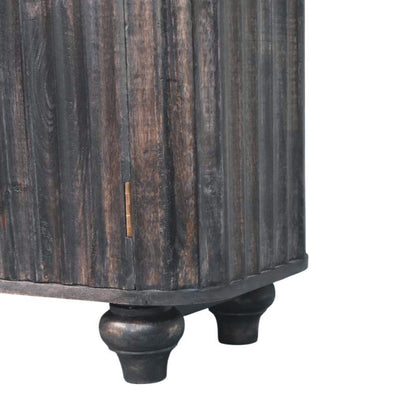 Highland Carbon Ash 3 Drawer 2 Door Sideboard