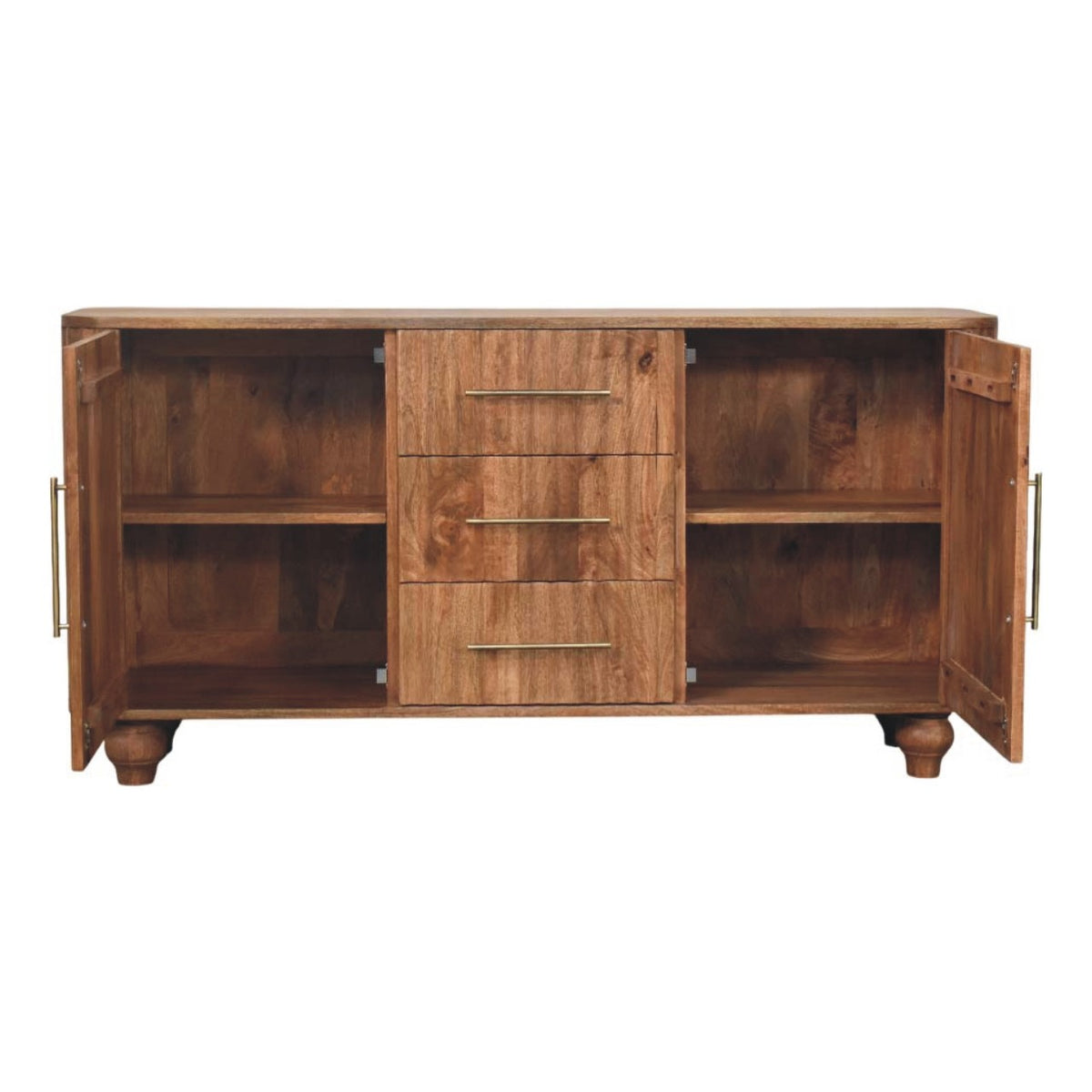 Highland 3 Drawer 2 Door Timber Sideboard