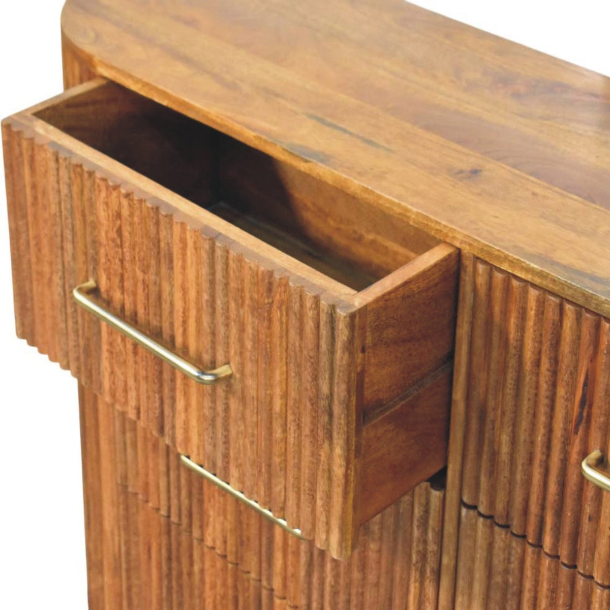 Highland Amber Oak 6-Drawer Chest