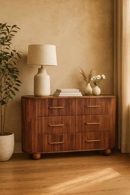 Highland Roasted Almond 6-Drawer Chest