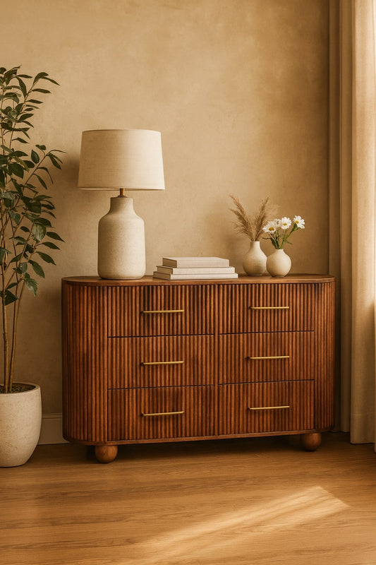 Highland Roasted Almond 6-Drawer Chest