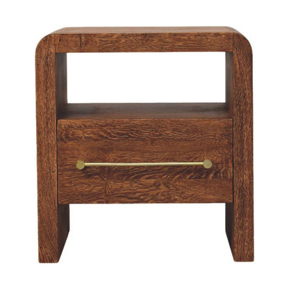Melrose Oak 1 Drawer Nightstand