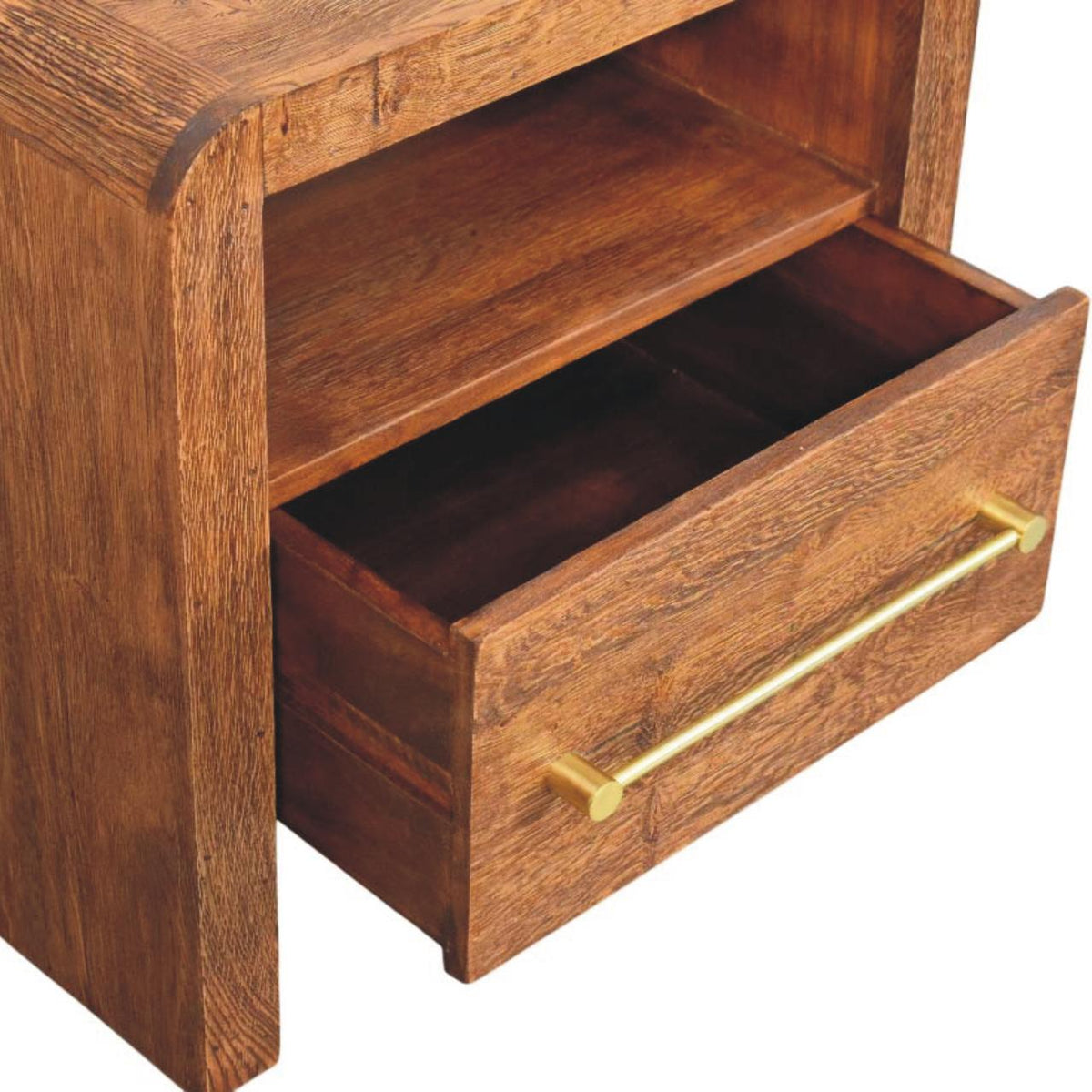 Melrose Oak 1 Drawer Nightstand