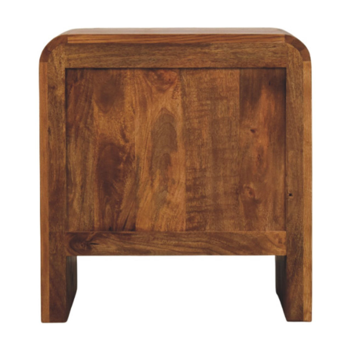 Melrose Oak 2 Drawer Bedside Table