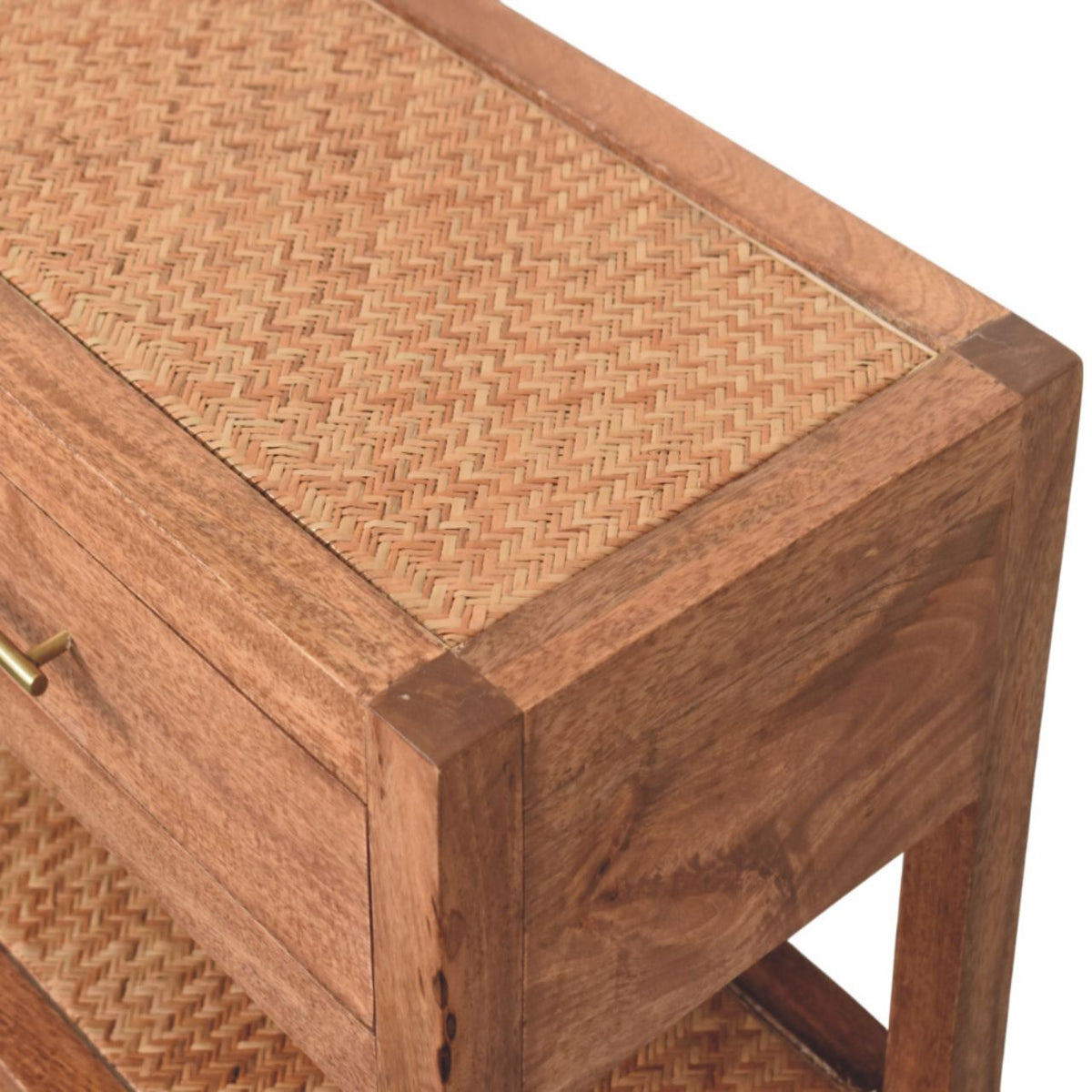 Malibu Rattan 2 Drawer Console Table