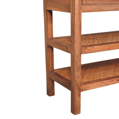 Malibu Rattan 2 Drawer Console Table