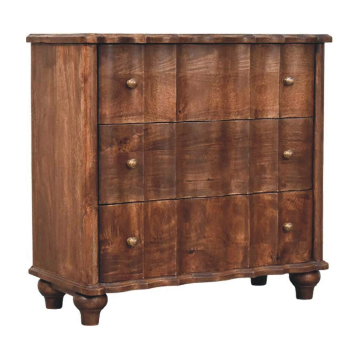 Stinson Almond Solid Wood 3 Drawer Chest