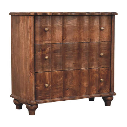Stinson Almond Solid Wood 3 Drawer Chest